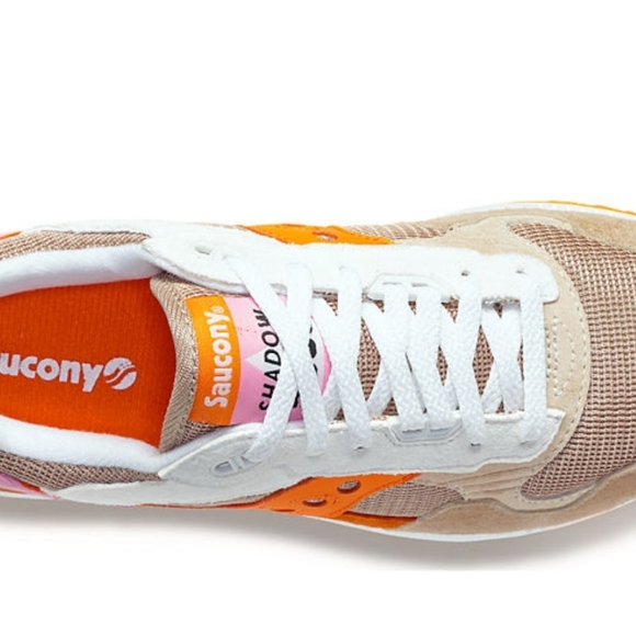Saucony Shadow 5000 Tan/Orange Men Size 13 New - Picture 6 of 12